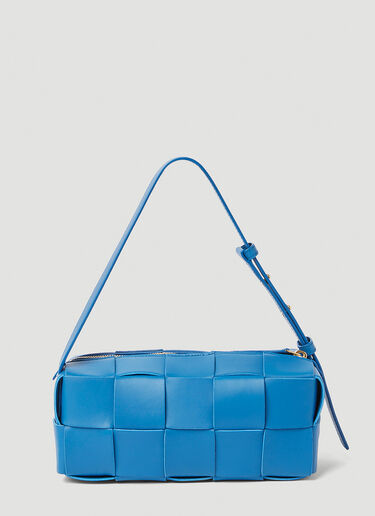 Bottega Veneta 小号 Brick Cassette 单肩包 蓝色 bov0255093
