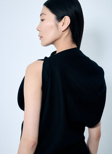 Issey Miyake Entwine Maxi Dress Black ism0259004