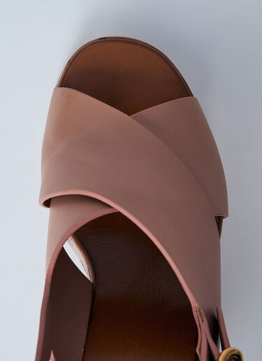 Chloé Maxime Wedge Sandal Pink chl0261025