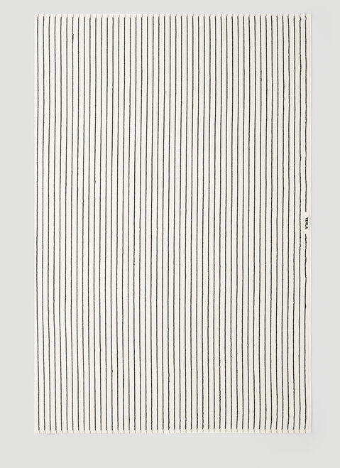Tekla Striped Bath Sheet White tek0353003