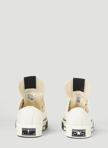 Rick Owens x Converse DRKSTR Chuck 70 로우탑 스니커즈 화이트 rco0347002