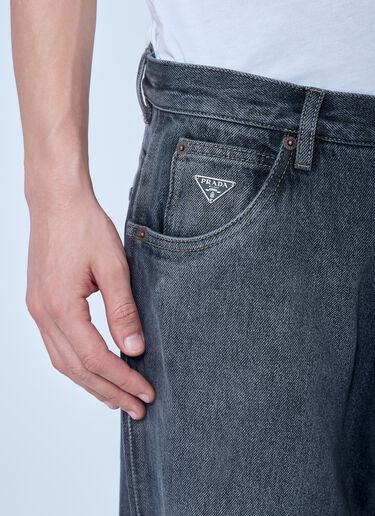 LN-CC® - Prada: Five-Pocket Denim Jeans - Grey Prada Five-Pocket Denim Jeans Grey pra0166024