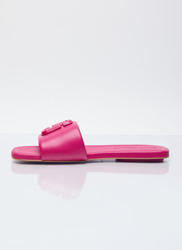 Marc Jacobs The J Marc Leather Slides Pink mcj0255002