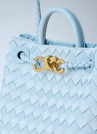 LN-CC® - Bottega Veneta: Small Andiamo Handbag - Light Blue Bottega Veneta Small Andiamo Handbag Light Blue bov0266012