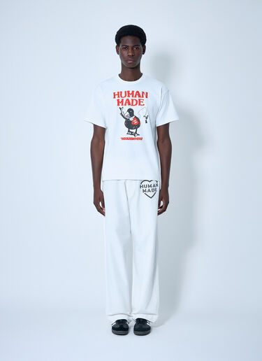 HUMAN MADE Logo Motif T-Shirt White hmd0161021