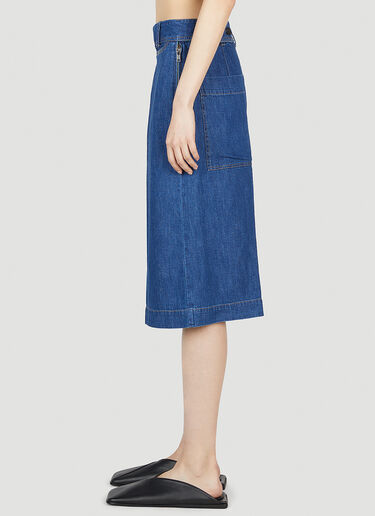 Studio Nicholson Denim Bermudas Blue stn0252008