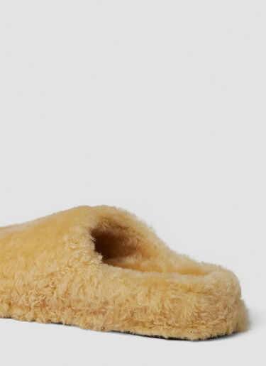 Jil Sander 시어링 슬리퍼 크림 jil0251057