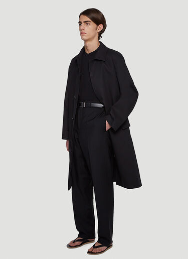 Jil Sander Single-Breasted Coat Black jil0143004
