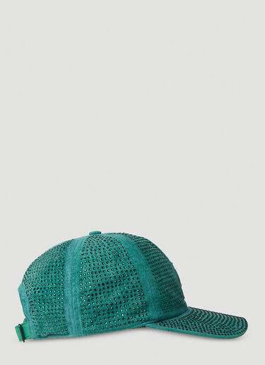 JW Anderson Embellished Baseball Cap Green jwa0252013