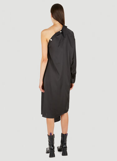 Acne Studios Asymmetric Shirt Dress Black acn0250013