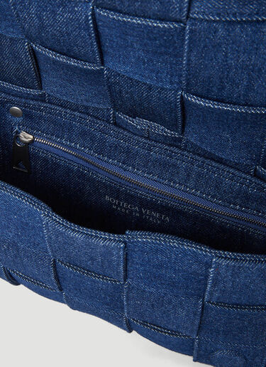 Bottega Veneta Cassette Denim Shoulder Bag Blue bov0352003