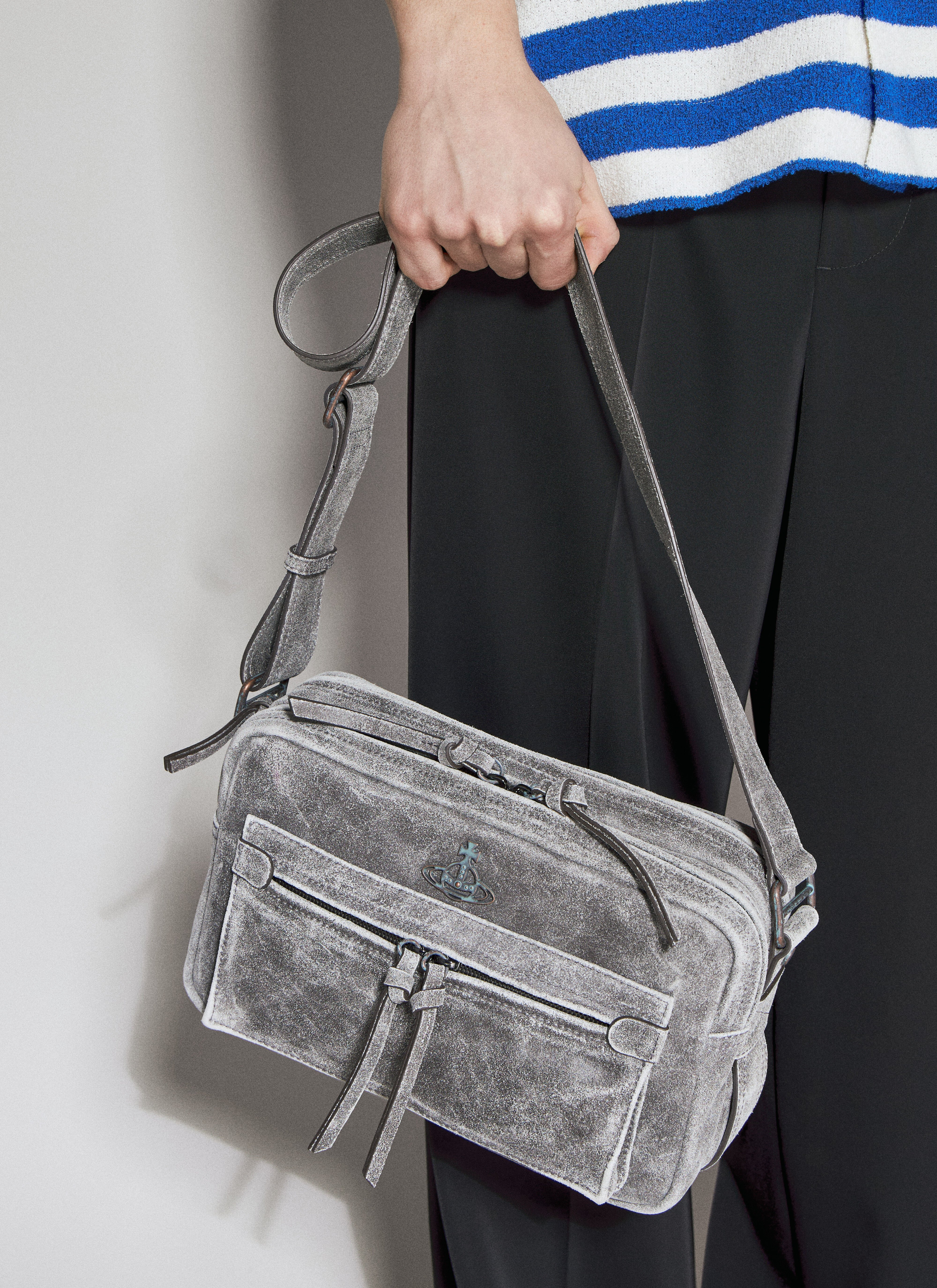 Grey satchel bag shop