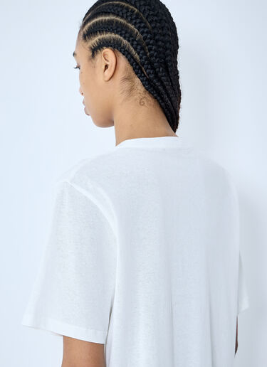 Chloé Oversized Logo T-Shirt White chl0259015