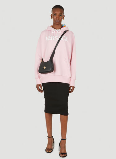 Versace Ventagli Hooded Sweatshirt Pink vrs0249012