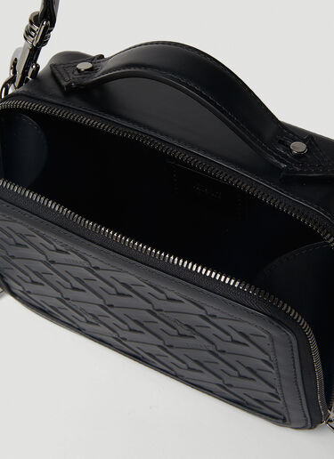 Greca Mini Messenger Crossbody Bag Versace Greca Mini Messenger Crossbody Bag Black ver0151033