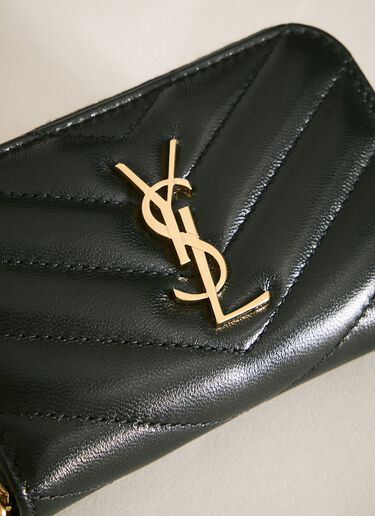 Saint Laurent Cassandre Cardholder Black sla0258030