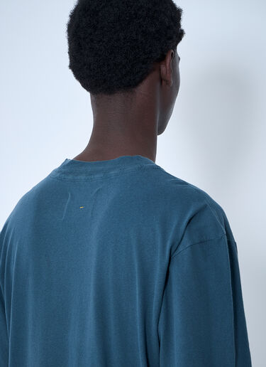 MHL シンプルTシャツ  ブルー mhl0160008