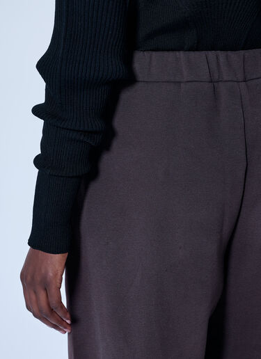 Sportmax 와이드 레그 테일러드 트라우저 브라운 spx0266010