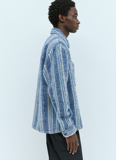 Stüssy Stripe Sherpa Shirt Blue sts0154011