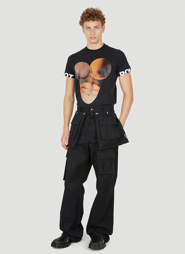 Walter Van Beirendonck 바디 프린트 T-셔츠 블랙 wlt0150020