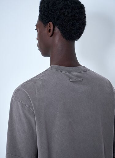 Printed Cotton Jersey T-Shirt Jean Paul Gaultier Printed Cotton Jersey T-Shirt Grey jpg0164006