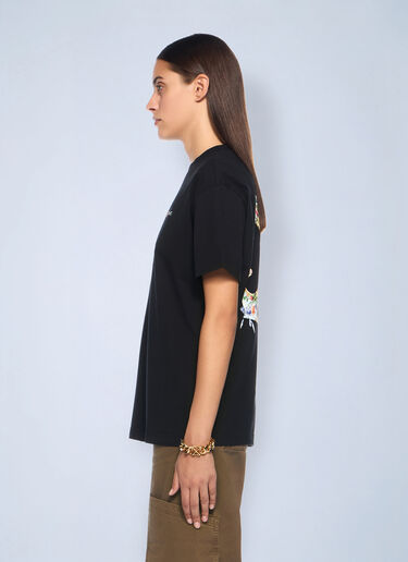 Arrow Glass Flower Regular Logo T-Shirt Off-White Arrow Glass Flower Regular Logo T-Shirt Black ofw0262035