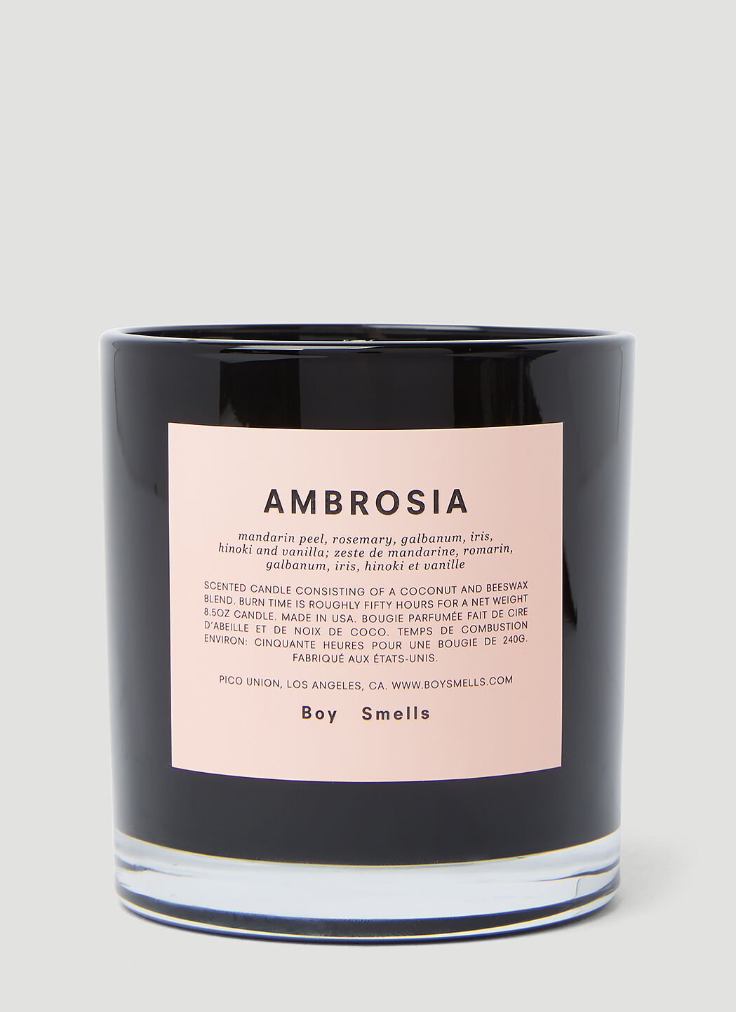 Boy Smells Ambrosia 蜡烛 Black bys0342001