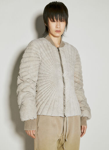 Moncler + Rick Owens Radiance 羽绒飞行夹克 米色 mcs0355004