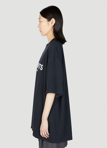 VETEMENTS Logo Limited Edition T-Shirt Black vet0251017