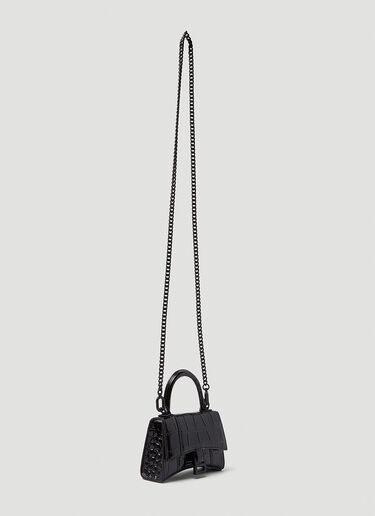 Balenciaga [아워글래스]  미니 탑 핸들 백 블랙 bal0245046
