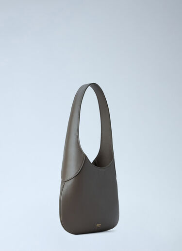 LN-CC® - Khaite: Small Joan Leather Hobo Bag - Khaki Khaite Small Joan Leather Hobo Bag Khaki kha0265023