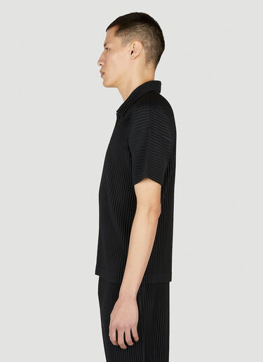 Homme Plissé Issey Miyake 폴로 셔츠 Black hmp0152003