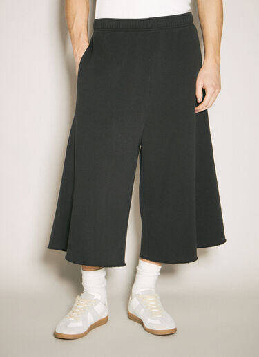 MM6 Maison Margiela 不起球平纹针织短裤 黑色 mmm0157010