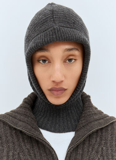 Lemaire Wool Balaclava Grey lem0258037