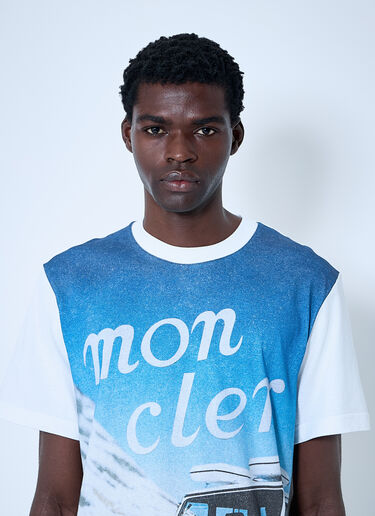 Moncler x Mercedes-Benz by Nigo Logo Motif T-Shirt White mmn0160004