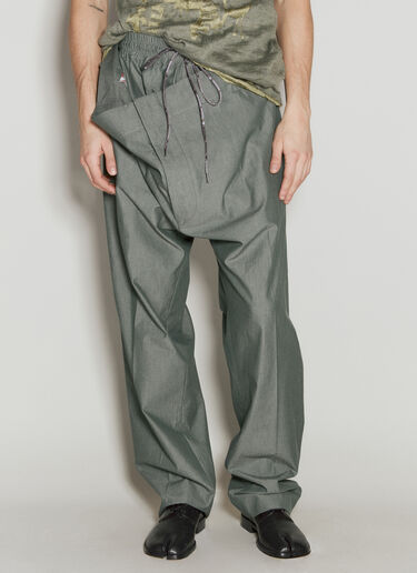 Vivienne Westwood Wreck 长裤 绿色 vvw0156002