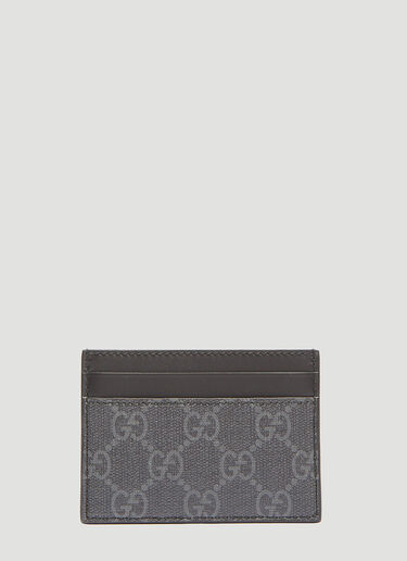 Gucci Kingsnake Print GG Supreme Cardholder Black guc0133061