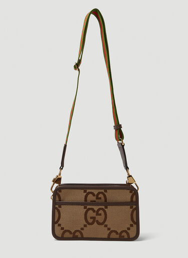 Gucci Jumbo GG Crossbody Bag Beige guc0150260
