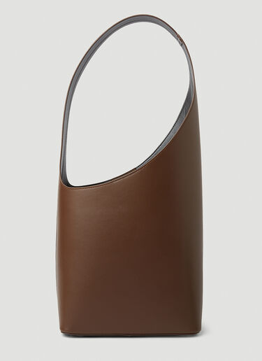 Aesther Ekme Demi Lune Shoulder Bag in Brown