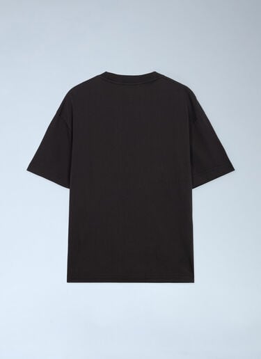 Curved Logo Reg T-Shirt Palm Angels Curved Logo Reg T-Shirt Black pma0162003