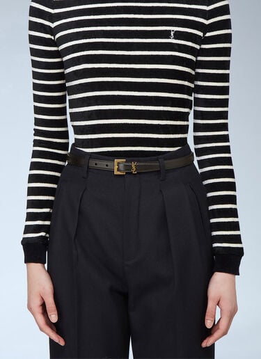 Monogram Belt Saint Laurent Monogram Belt Black sla0241065