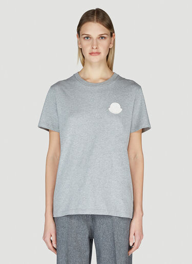 Moncler Cotton T-Shirt Grey mon0241027