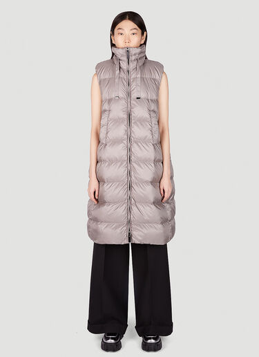 Max Mara Seivi Sleeveless Padded Coat Grey max0251048