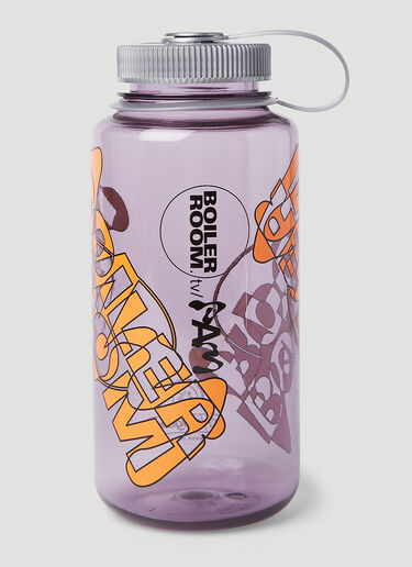 Boiler Room x P.A.M. Graphic Print Water Bottle Lilac bor0350001