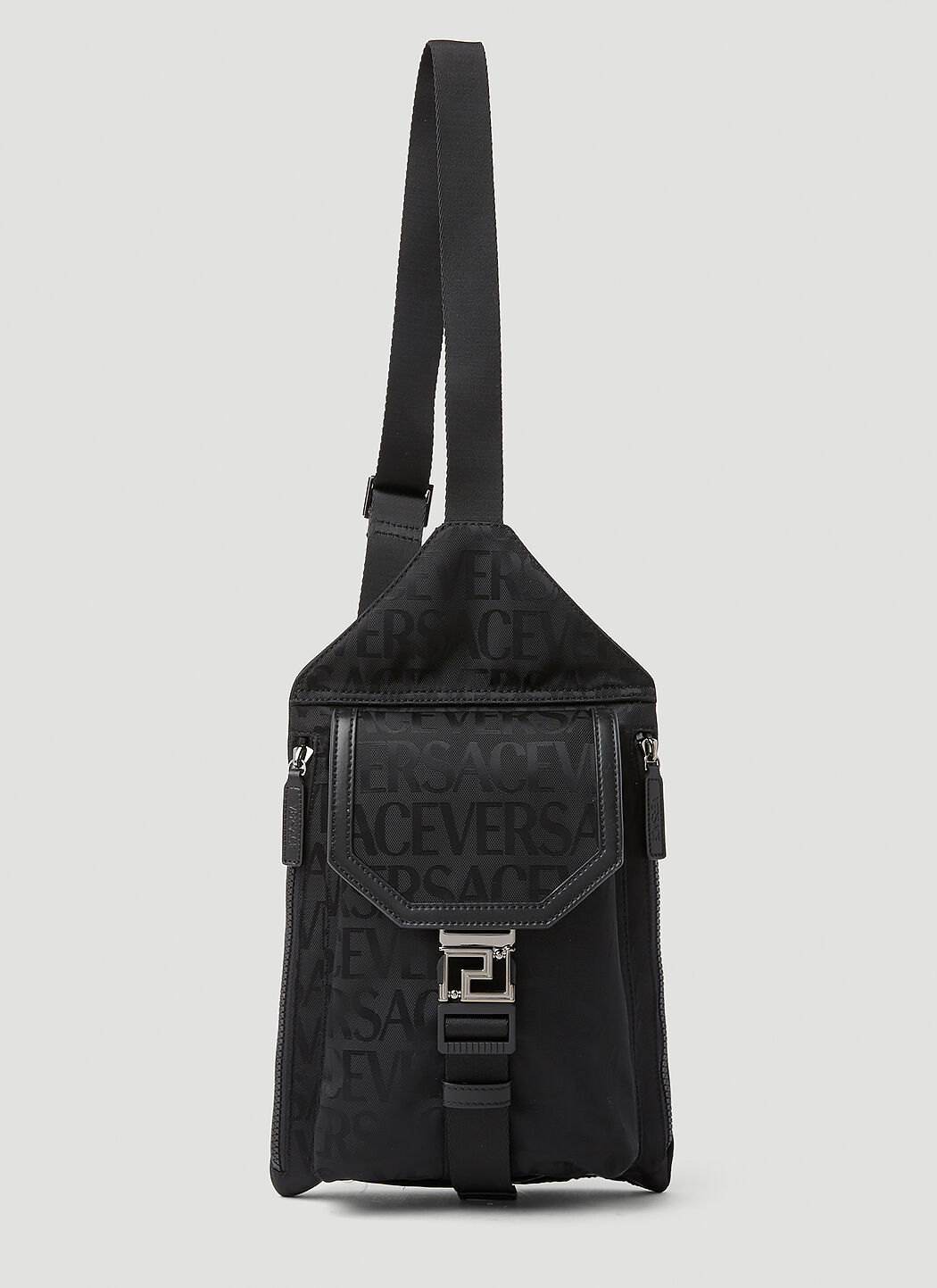 Versace One Shoulder Crossbody Bag Black ver0153045