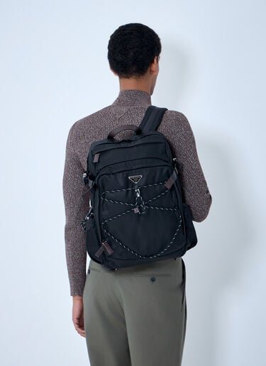Prada 스피드록 리-나일론 백팩 검정 pra0164004