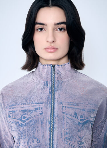 Diesel F-Slitly Zip-Up Sweatshirt Pink dsl0259009