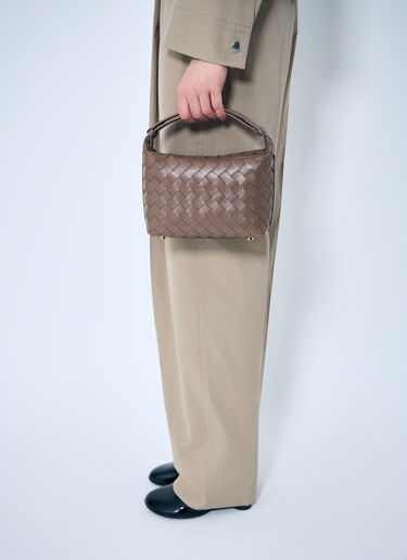 Bottega Veneta Mini Wallace Shoulder Bag Brown bov0259024