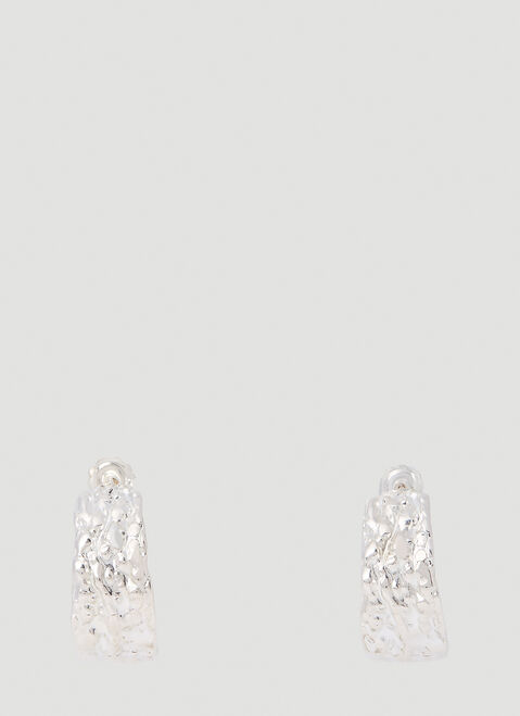Balenciaga Avocado Lava Earrings Black bal0251135