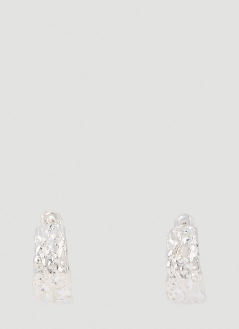 Octi Avocado Lava Earrings Silver oct0354002